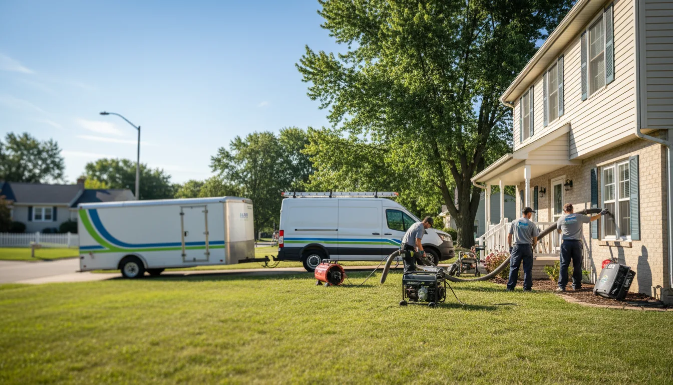 Flooded Basement Restoration And Cleanup With Repair in Sebree, KY near me